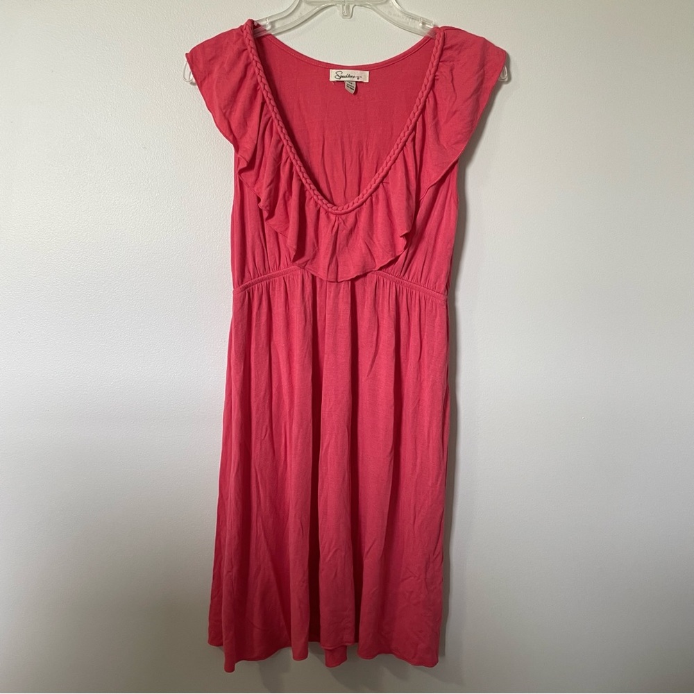 Speechless Pink Ruffle Dress